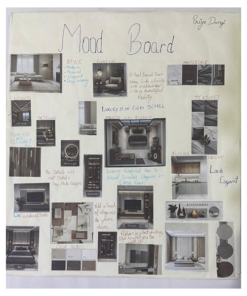 furniture mood board